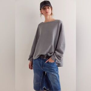 NEW We The Free Total Eclipse Rib knit long sleeve sweater winter cold XS